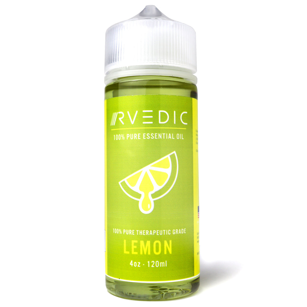 RVEDIC 100% Pure Lemon Essential Oil - 4oz (120mL)