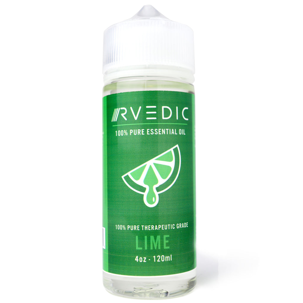 RVEDIC 100% Pure Lime Essential Oil - 4oz (120mL)